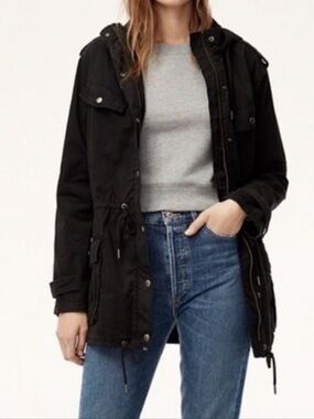 ARITZIA Azure Skies Trooper jacket *black*